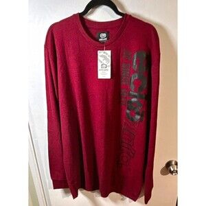Ecko Unltd. Men's Red Graphic Logo Knit Pullover Crewneck Sweater 4XL Big & Tall